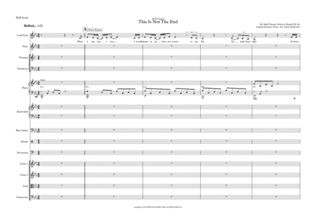 This Is Not The End (arr. Daryl McKenzie)