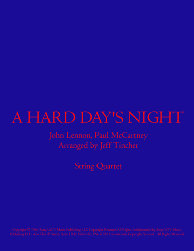 A Hard Day's Night (arr. Jeff Tincher)