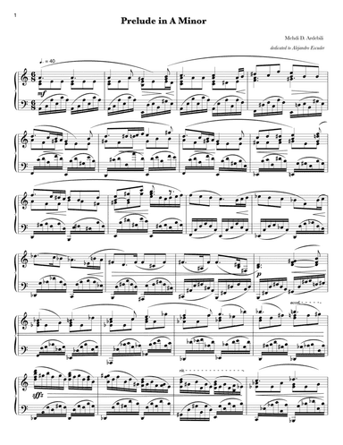 Prelude in A Minor