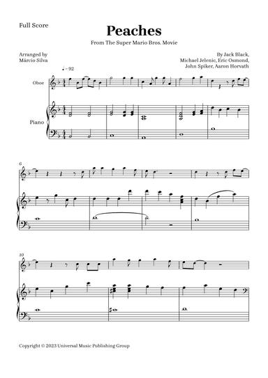 Peaches (arr. Márcio Silva)