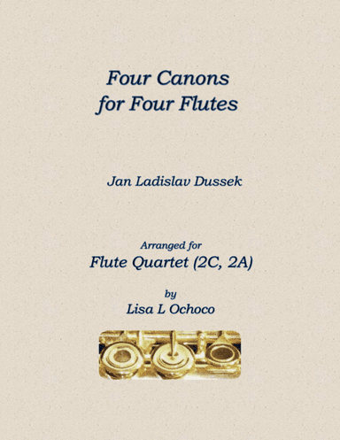 Four Canons for Four Flutes (2C, 2A) (arr. Lisa L Ochoco)