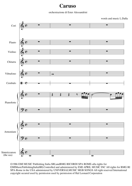 Caruso (arr. Ester Alessandrini)
