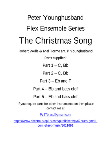 The Christmas Song (chestnuts Roasting On An Open Fire) (arr. Peter Younghusband)