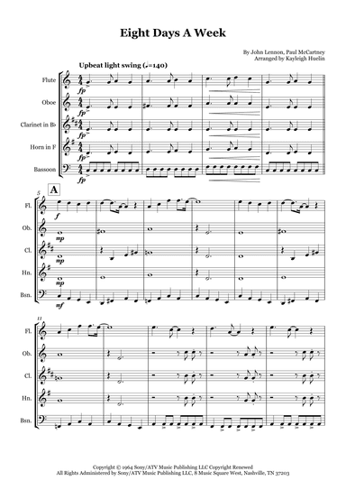 Eight Days A Week (arr. Kayleigh Huelin)