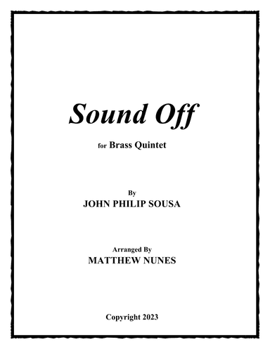 Sound Off (arr. Matthew Nunes)