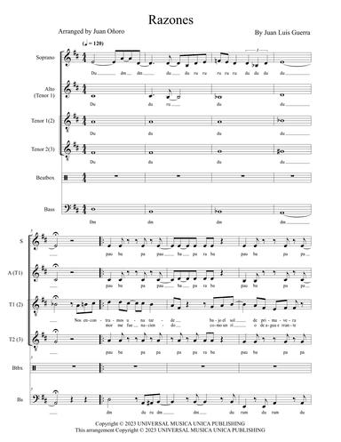 Razones (arr. Juan Oñoro)
