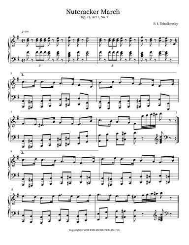 "March" from The Nutcracker (Op. 71, Act I, No. 2) (arr. M. Sloan)