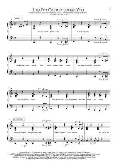 Like I'm Gonna Lose You (arr. Yukie Smith)