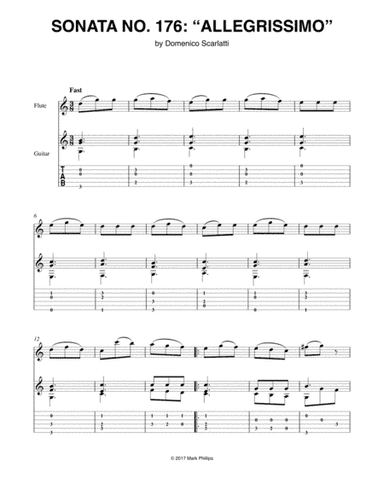 Sonata No. 176: “Allegrissimo” (arr. Mark Phillips)