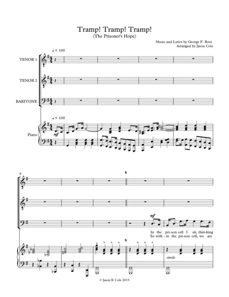 Tramp! Tramp! Tramp! (arr. Jason K Cole)