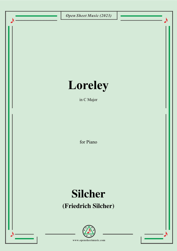 Silcher-Loreley,for Piano (arr. OSM Press)