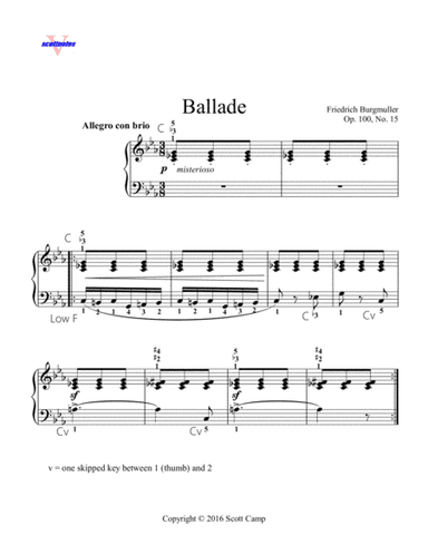 Ballade, Op. 100, No. 15 (arr. Scott Camp)