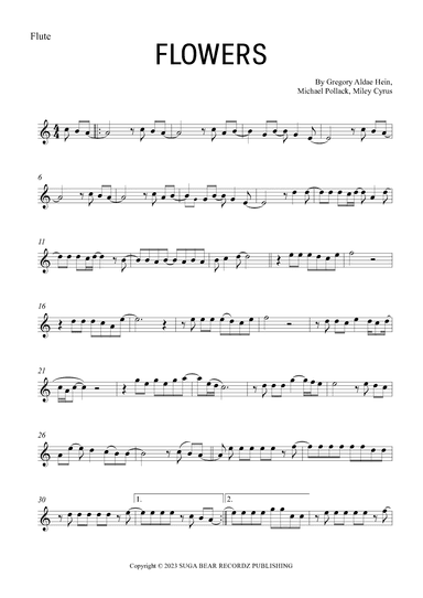 Flowers (arr. Gabriel Oliveira)