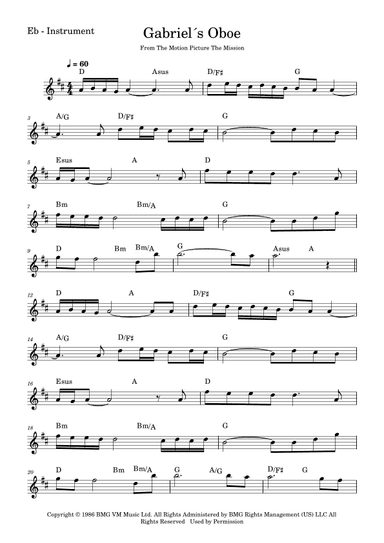 Gabriel's Oboe (arr. Fabio Eduardo de Oliveira)