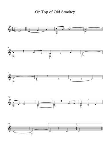 On Top of Old Smokey - American Traditional Song (arr. Milan Mitic)