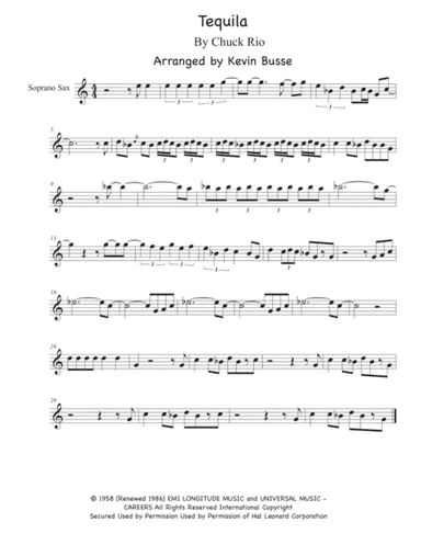 Tequila (arr. Kevin Busse)