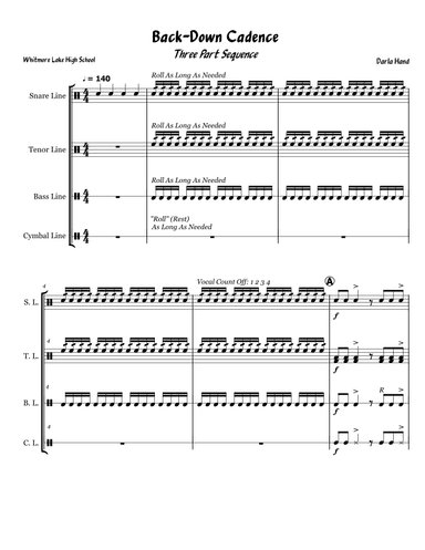 Back-Down Cadence