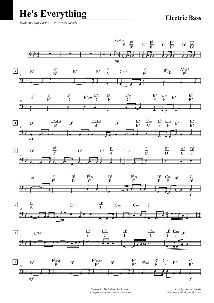 He's Everything (arr. Hiroshi Yasuda)