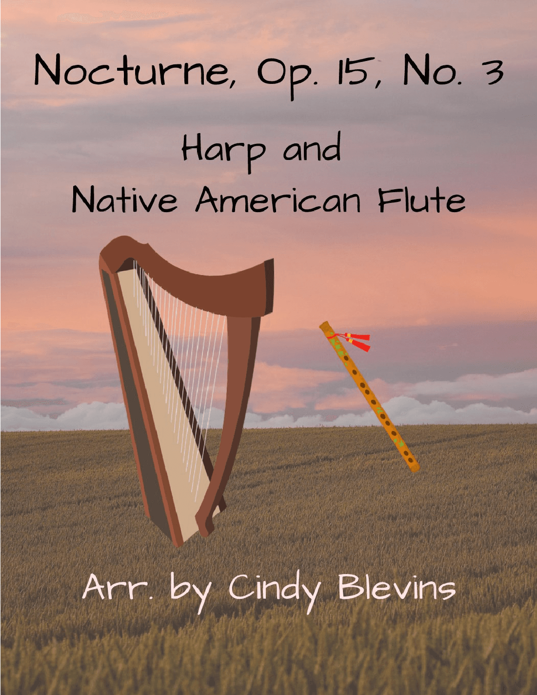 Nocturne, Op. 15, No. 3, for Harp and Native American Flute (arr. Cindy Blevins)