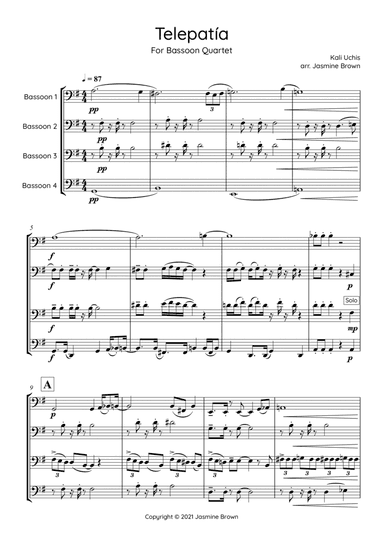 Telepatia (arr. Jasmine Brown)
