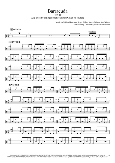 Barracuda (arr. Realsongbook)