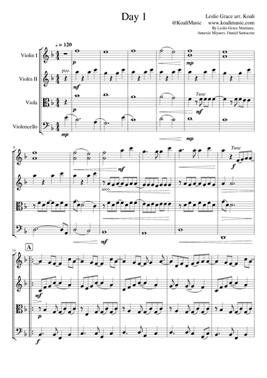 Day 1 (arr. KoaliMusic)