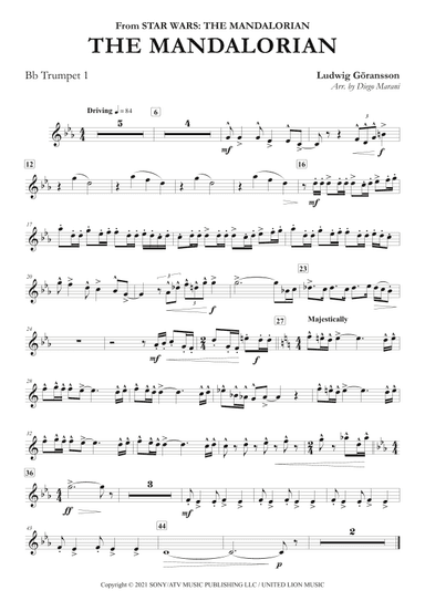 Theme From The Mandalorian (arr. Diego Marani)