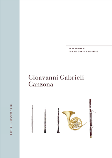 Canzona (arr. Edition Maulwurf)