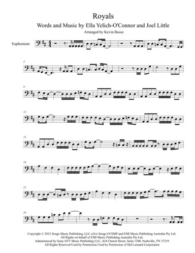 Royals (arr. Kevin Busse)