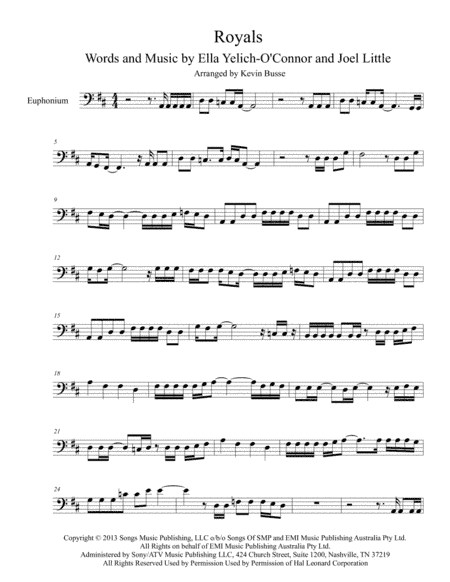 Royals (arr. Kevin Busse)