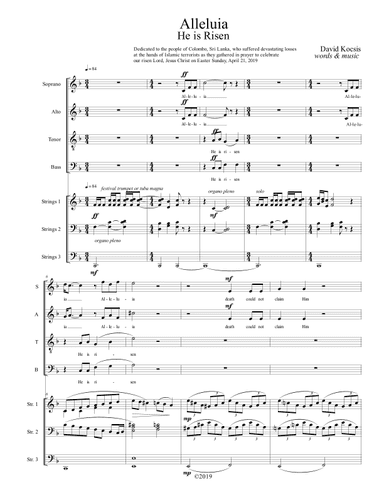 Alleluia, He is Risen