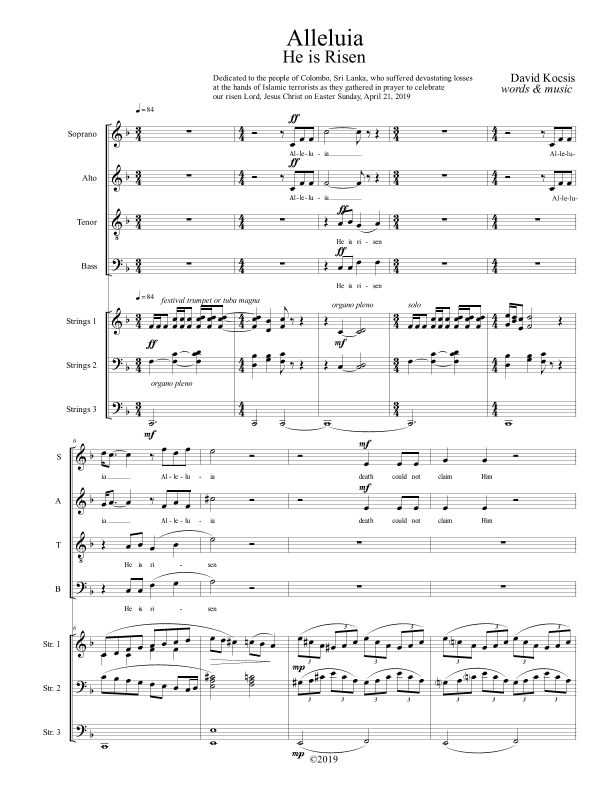 Alleluia, He is Risen