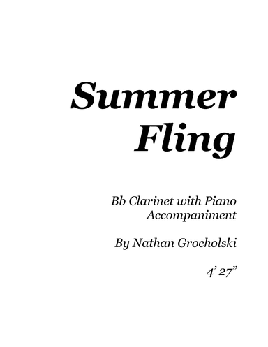 Summer Fling