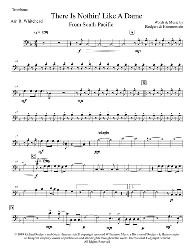 There Is Nothin' Like A Dame (arr. Robert Whitehead)