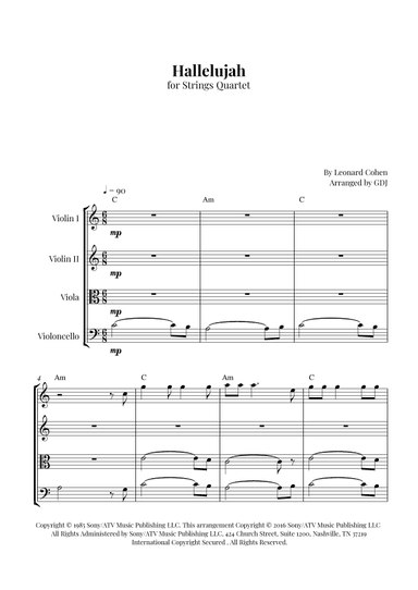 Hallelujah (arr. GDJ)