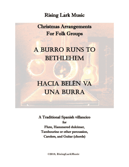 A Burro Runs To Bethlehem (arr. Z.M. Barnes)