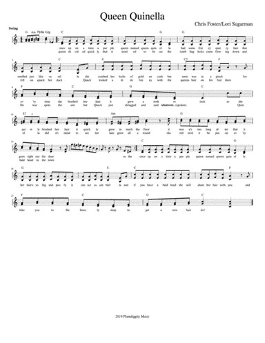 Queen Quinella - Lead Sheet