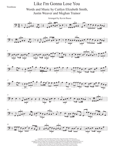 Like I'm Gonna Lose You (arr. Kevin Busse)