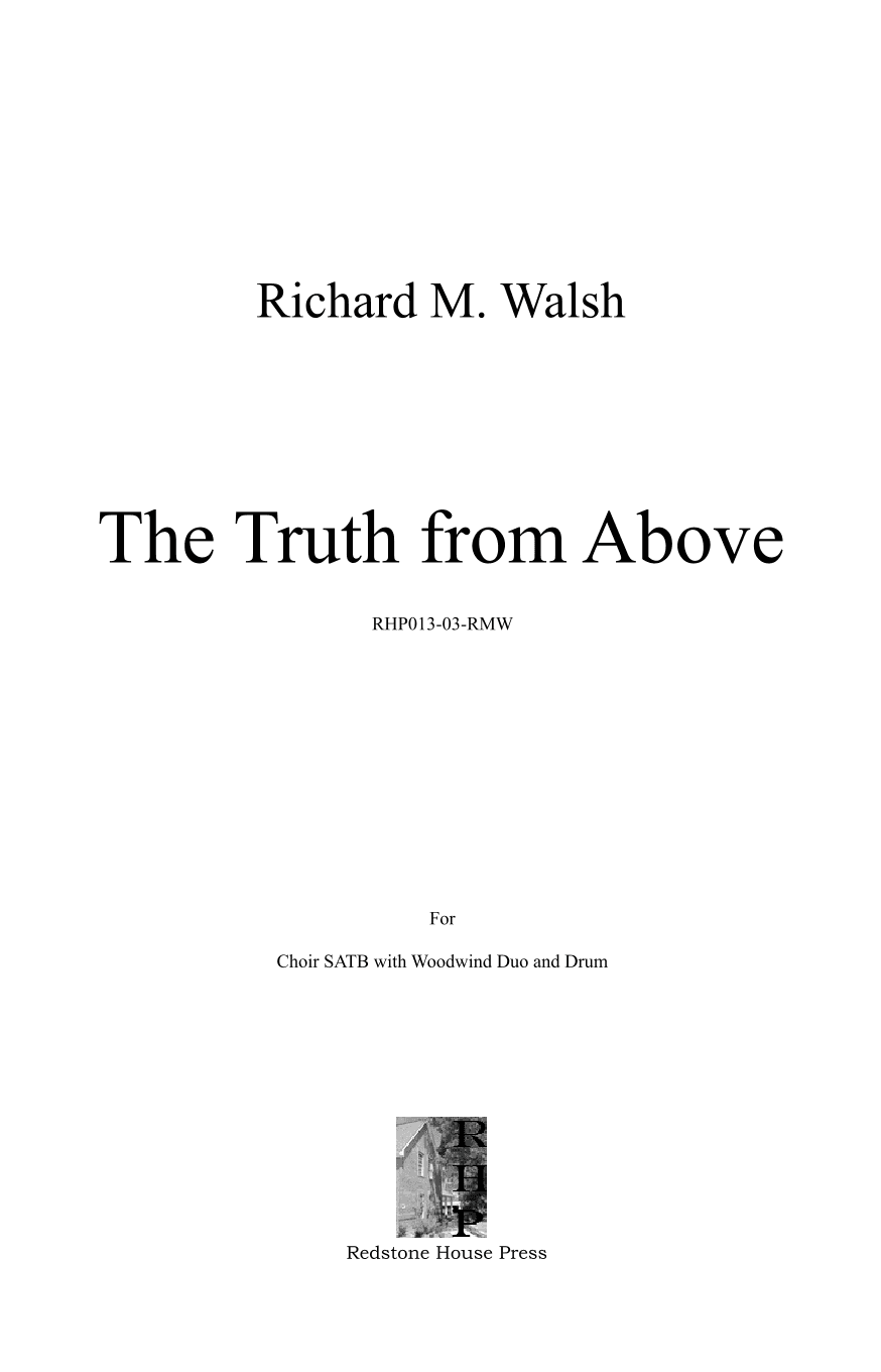 The Truth from Above