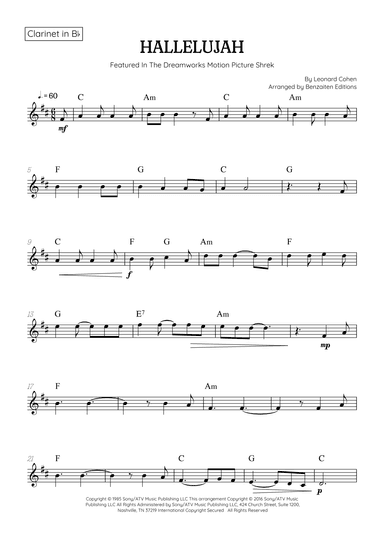 Hallelujah (arr. Benzaiten Editions)