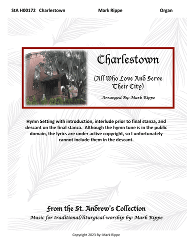 Charlestown (All Who Love And Serve Their City) StA H00172 (arr. Mark Rippe)