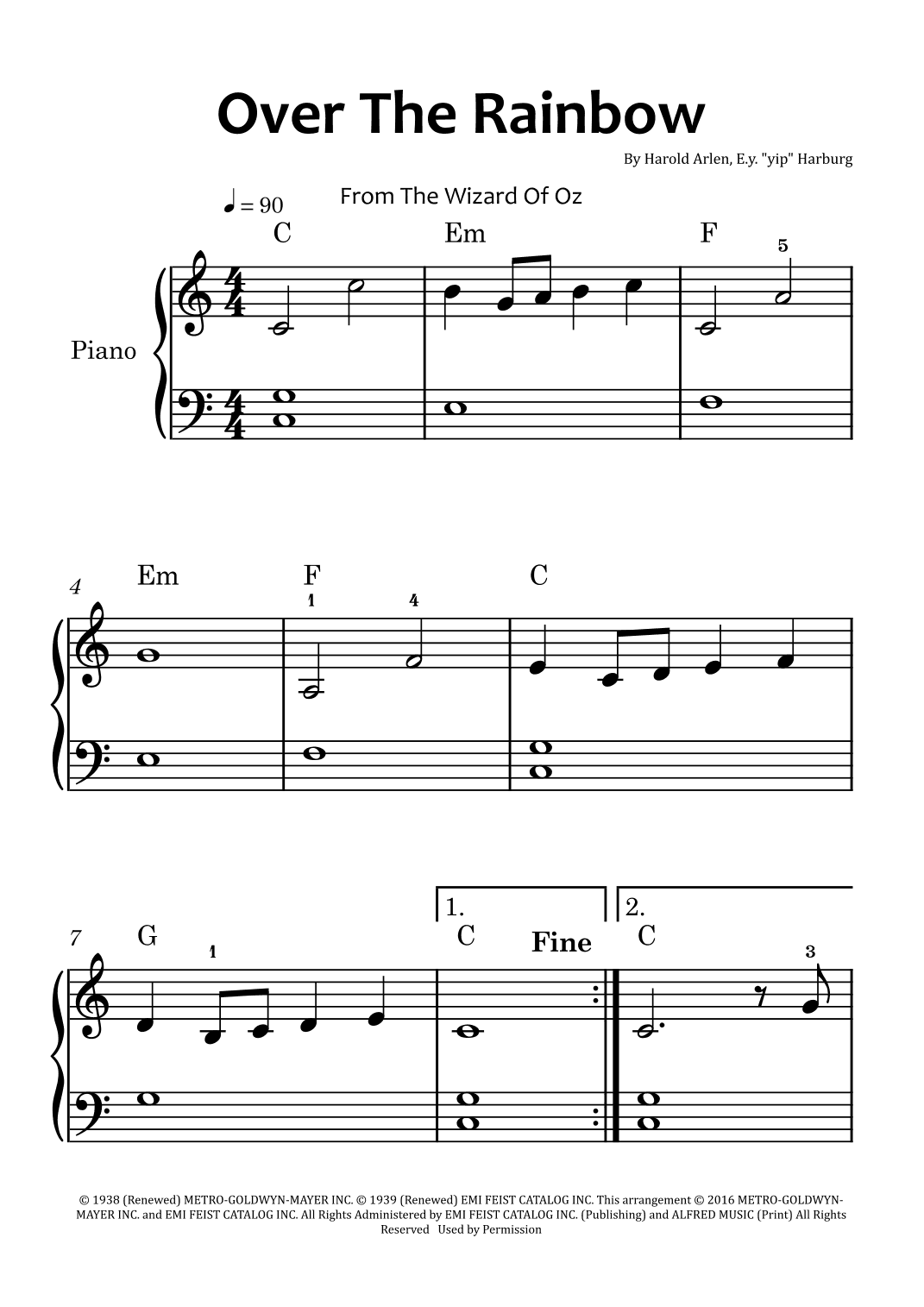 Over The Rainbow (arr. Glauco Fernandes)