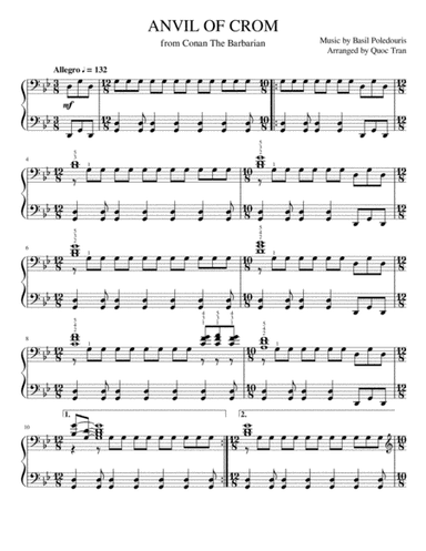 Anvil Of Crom (arr. Quoc Tran)
