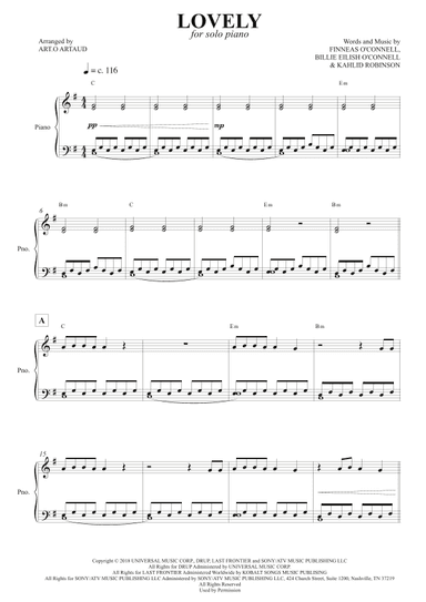 Lovely (arr. Art.o Artaud)
