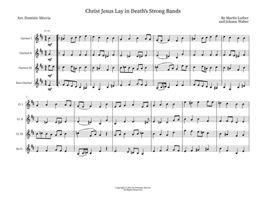 Christ Jesus Lay in Death's Strong Bands (arr. Dominic Meccia)