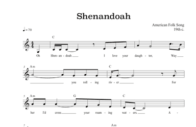 Shenandoah (arr. Riverside Guitar School)