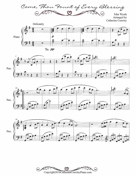 Come,Thou Fount of Every Blessing (arr. Catherine Crawley)
