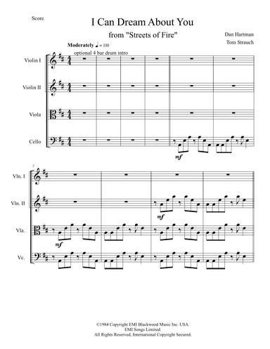 I Can Dream About You (arr. Tom Strauch)