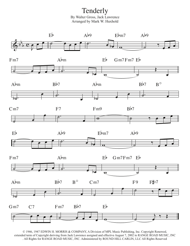 Tenderly (arr. Mark W. Huxhold)