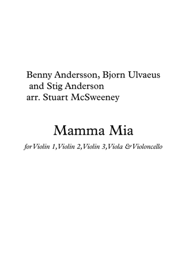 Mamma Mia (arr. Stuart McSweeney)